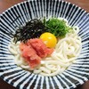 明太釜玉うどん