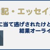 【日記】当て逃げされたけど結果オーライだ