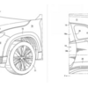 特許出願図を参考に制作されたマツダの新型SUV「CX-50」の予想イラストが複数出てきています。
