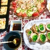 ニラの豚バラ巻きの夕食　NEXZ日本武道館ライブへ