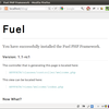  FuelPHP のブログチュートリアル
