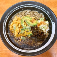 蕎麦つぐみ食堂（篠崎）ゴーヤにんじんかきあげそば