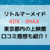 リトルマーメイド4DX・IMAX 東京都内の上映館、口コミ感想も紹介！