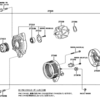 TO:DBA-ZRE142:2ZR-FE:CVT:K311:COROLLA Axio:AL:27060-37020: