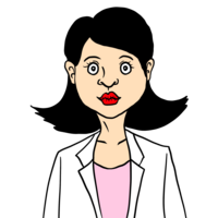 保健室の先生 のかわいいイラスト