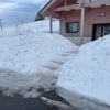 雪の階段