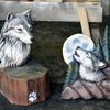 オオカミ作品2点