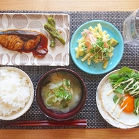 ぶりの照り焼き定食 晩御飯献立 おうちごはんストーリー