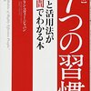 7つの習慣 基本と活用法が1時間でわかる本を読んだ