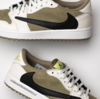 狂騒曲｜Travis Scott x Nike Air Jordan 1 Low Golf NRG "Neutral Olive" 