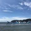 逗子海岸が海開き！子供と海上アスレチックの「ウォーターパーク」2018にも挑戦しました。