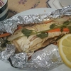 【レシピ集】収穫したミクロメリアでランチを作ってみた【白身魚のホイル焼き・サラダ】