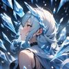 ice adorns hair (氷が髪に飾られる) by Animagine XL V3.1