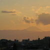 台風一過の夕景