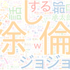 　Twitterキーワード[#jojo_anime]　01/08_01:04から60分のつぶやき雲