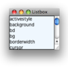 Python.use(better,Tkinter)《余録》Listbox/Scrollbar