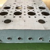 シャーシ3台の穴あけ作業
