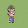 【Unity】浴衣で踊るキューピーちゃん