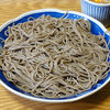 今日の食べ物　朝食に蕎麦
