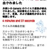 Googleでウィルスが2個検出されました！警告メッセージは偽物…