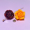 折り紙×レジンの魔力〜15cmの佐藤ローズをコーティングしてみた／Sato rose brooch with Resin