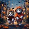 ハロウィンの夜をお散歩