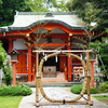 自由が丘熊野神社へ