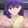 Fate/stay night [Unlimited Blade Works]　#25 　桜ちゃん りんご　あーん他　gif