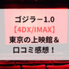 ゴジラ−1.0【4DX/IMAX】東京の上映館＆口コミ感想！