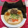 博多ラーメン 味玉入り + 替え玉