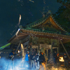 弓削の火祭り／爆竹
