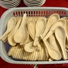 食品用容器の殺菌機、稼働し始めました。