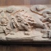牡丹と獅子の木彫 制作状況（３）