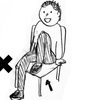 日本では靴底を椅子の座面に付けてはいけない Don’t put your shoes on the chair in Japan 