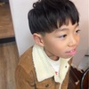 ボーイズの軽めマッシュショート▷ヘアアイロンでくしゃっとヘアアレンジ