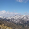 竜ヶ岳　残雪と強風の遠足尾根　2007.03.17