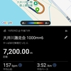 10/29(水) 大井川激走会 1000m×6