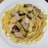 自家製ベーコンと春キャベツのスパゲティ 