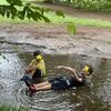 【野川】水遊び納め(≧▽≦)