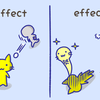 間違えやすい affect と effect の違いをイメージで覚えよう