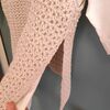 おでかけに便利かぎ針編みのメッシュベストとバッグ