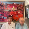 浅草：神谷バーで松田君と昼食。浅草演芸場で神田伯山の講談を聴く。