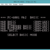 Yet Another NEC PC-6601 Emulator その１