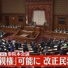 【＃共同親権は危険】天下の悪法「共同親権」制度を導入する民法改悪法案が成立。自民・国民・維新・公明の自国維公＝地獄逝こうに立民まで賛成。一生恨んでやる。【＃共同親権反対】