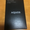 【Android life】AQUOS R2 compactが届いたよ。