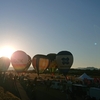 夕日に映える去年の鈴鹿バルーンフェスティバル