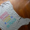 既製品Tシャツの裾ラインを、変更することにしました。