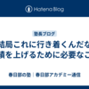 【結局これに行き着くんだな】成績を上げるために必要なこと