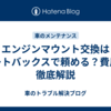 エンジンマウント交換はオートバックスで頼める？費用を徹底解説