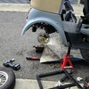 APTRIKES125のフロント足元あたりからのバキバキ音現象について。